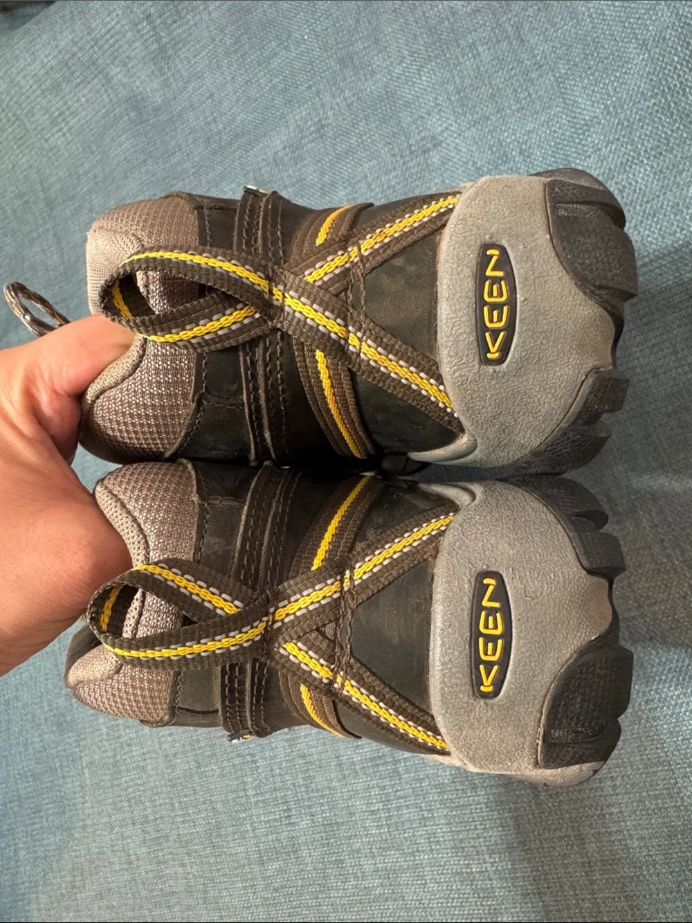 KEEN Targhee II Mid Waterproof Hiking Boots Men's Size 10 Canteen/Olive 1002375